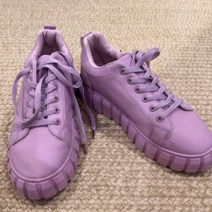 Chunky Platform Sneakers - Lavender